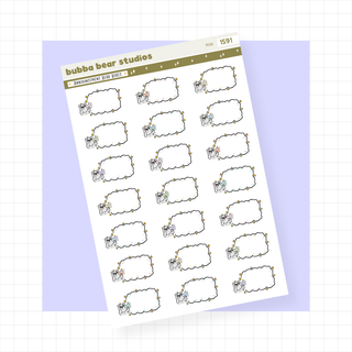 Announcement Bear Boxes Mini Colorful Bubba Bear Studios Announcement Bear Boxes Stationery