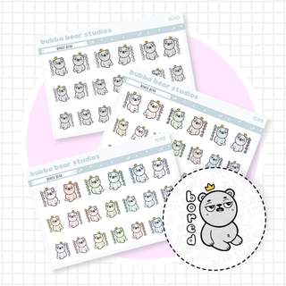 Bored Bear Buy All (Set of 3) Bubba Bear Studios Bored Bear Stationery