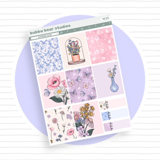 VERTICAL - Fluttering Fields VERTICAL Page 1 - Full Boxes Bubba Bear Studios VERTICAL - Fluttering Fields Stationery