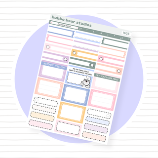 VERTICAL - Fluttering Fields VERTICAL Page 4 - Functional Boxes Bubba Bear Studios VERTICAL - Fluttering Fields Stationery