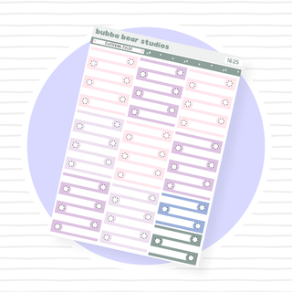 VERTICAL - Fluttering Fields VERTICAL Page 6 - Checklists Bubba Bear Studios VERTICAL - Fluttering Fields Stationery