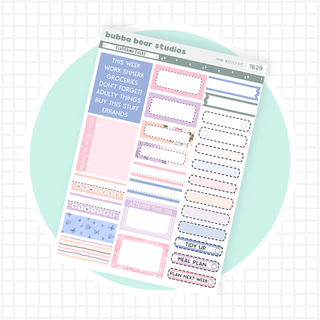 MINI - Fluttering Fields Page 2 - Boxes and Headers Bubba Bear Studios MINI - Fluttering Fields Stationery