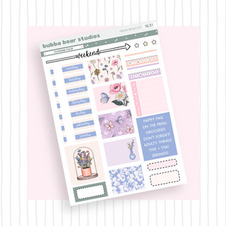 HOBONICHI COUSIN - Fluttering Fields Page I - Deco & Date Covers Bubba Bear Studios HOBONICHI COUSIN - Fluttering Fields Stationery