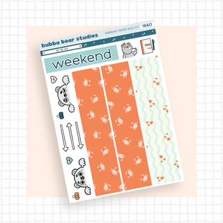 Hobonichi Cousin DAILY - By The Sea Page 3 - Washi & Doodles Bubba Bear Studios Hobonichi Cousin DAILY - By The Sea Stationery