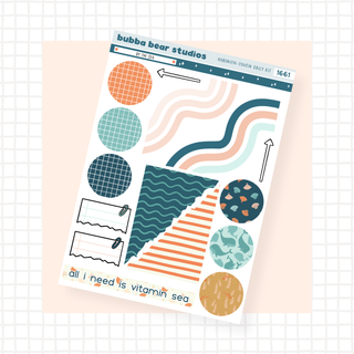 Hobonichi Cousin DAILY - By The Sea Page 4 - Extras Bubba Bear Studios Hobonichi Cousin DAILY - By The Sea Stationery