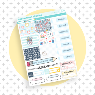 MINI - Adorkable Page 1 - Deco and Date Covers Bubba Bear Studios MINI - Adorkable Stationery