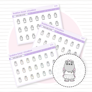 School Bear in Skirt Buy All (Set of 3) Bubba Bear Studios School Bear in Skirt Stationery