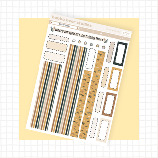 HOBONICHI COUSIN - Desert Sands Page II - Washi & Boxes Bubba Bear Studios HOBONICHI COUSIN - Desert Sands Stationery
