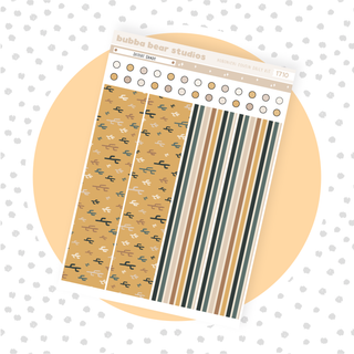 Hobonichi Cousin DAILY - Desert Sands Page 2 - Washi & Checklist Circles Bubba Bear Studios Hobonichi Cousin DAILY - Desert Sands Stationery