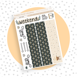 Hobonichi Cousin DAILY - Desert Sands Page 3 - Washi & Doodles Bubba Bear Studios Hobonichi Cousin DAILY - Desert Sands Stationery