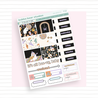 MINI - It's All Boo-vy, Baby Page 1 - Deco and Date Covers Bubba Bear Studios MINI - It's All Boo-vy, Baby Stationery