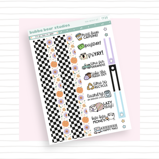 MINI - It's All Boo-vy, Baby Page 3 - Washi and Text Bubba Bear Studios MINI - It's All Boo-vy, Baby Stationery