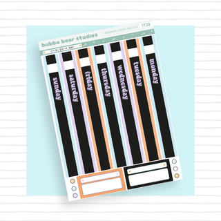 Hobonichi Cousin DAILY - It's All Boo-vy, Baby Page 1 - Date Cover Strips Bubba Bear Studios Hobonichi Cousin DAILY - It's All Boo-vy, Baby Stationery