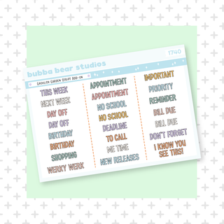 Ghoulish Garden Script Add-On Bubba Bear Studios Ghoulish Garden Script Add-On Stationery