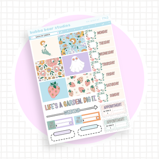 MINI - Ghoulish Garden Page 1 - Deco and Date Covers Bubba Bear Studios MINI - Ghoulish Garden Stationery