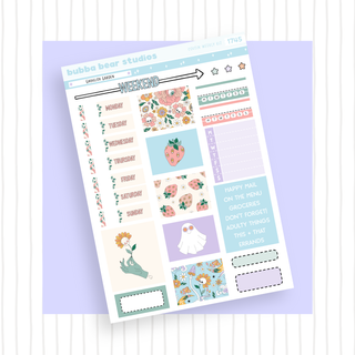 HOBONICHI COUSIN - Ghoulish Garden Page I - Deco & Date Covers Bubba Bear Studios HOBONICHI COUSIN - Ghoulish Garden Stationery