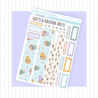 HOBONICHI COUSIN - Ghoulish Garden Page II - Washi & Boxes Bubba Bear Studios HOBONICHI COUSIN - Ghoulish Garden Stationery