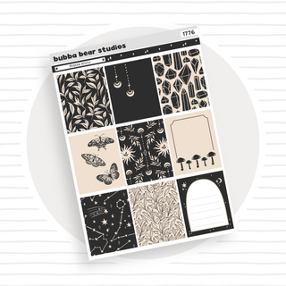 VERTICAL - Modern Mystic VERTICAL Page 1 - Full Boxes Bubba Bear Studios VERTICAL - Modern Mystic Stationery