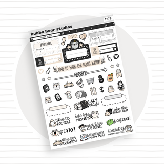 VERTICAL - Modern Mystic VERTICAL Page 3 - Icons Bubba Bear Studios VERTICAL - Modern Mystic Stationery