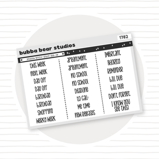 Modern Mystic Script Add-On Bubba Bear Studios Modern Mystic Script Add-On Stationery