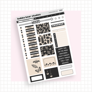 HOBONICHI COUSIN - Modern Mystic Page I - Deco & Date Covers Bubba Bear Studios HOBONICHI COUSIN - Modern Mystic Stationery