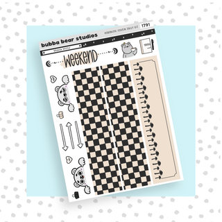 Hobonichi Cousin DAILY - Modern Mystic Page 3 - Washi & Doodles Bubba Bear Studios Hobonichi Cousin DAILY - Modern Mystic Stationery