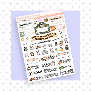 VERTICAL - Autumn Frolic VERTICAL Page 3 - Icons Bubba Bear Studios VERTICAL - Autumn Frolic Stationery