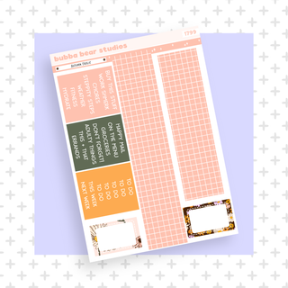 VERTICAL - Autumn Frolic VERTICAL Page 5 - Washi and Headers Bubba Bear Studios VERTICAL - Autumn Frolic Stationery