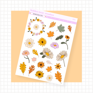 Autumn Frolic Deco Clear Matte Bubba Bear Studios Autumn Frolic Deco