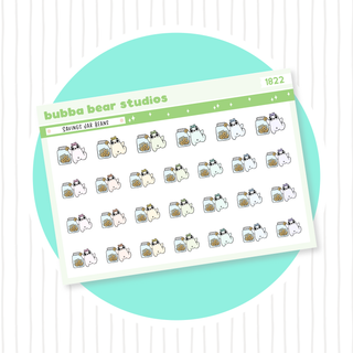 Savings Jar Beans Colorful Bubba Bear Studios Savings Jar Beans Stationery