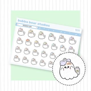Headache Boo Bubba Bear Studios Headache Boo Stationery