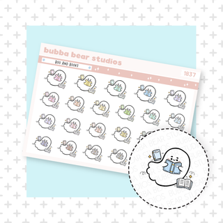 Boo and Books Bubba Bear Studios Boo and Books Stationery