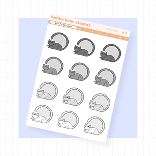 Kitty Cat Deco Boxes 1.3 Inch Width Bubba Bear Studios Kitty Cat Deco Boxes