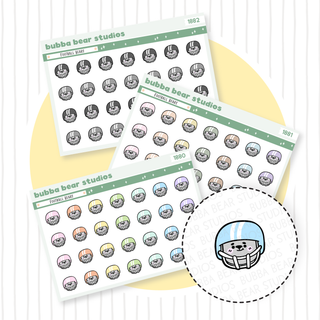 Football Bears Buy All (Set of 3) Bubba Bear Studios Football Bears Stationery