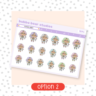 Fishing Babes Option 2 Bubba Bear Studios Fishing Babes Stationery