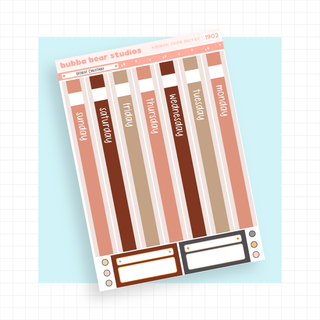 Hobonichi Cousin DAILY - Offbeat Christmas Page 1 - Date Cover Strips Bubba Bear Studios Hobonichi Cousin DAILY - Offbeat Christmas Stationery