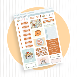 HOBONICHI COUSIN - Grab Yo Stretchy Pants Page I - Deco & Date Covers Bubba Bear Studios HOBONICHI COUSIN - Grab Yo Stretchy Pants Stationery