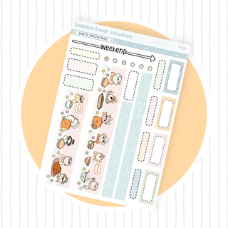 HOBONICHI COUSIN - Grab Yo Stretchy Pants Page II - Washi & Boxes Bubba Bear Studios HOBONICHI COUSIN - Grab Yo Stretchy Pants Stationery