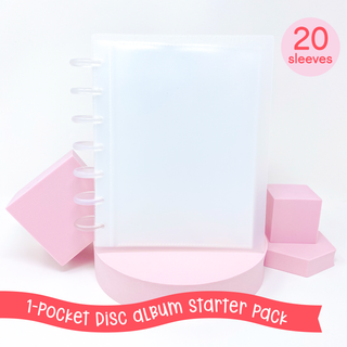 1-Pocket Sticker Storage Disc Album Starter Pack 20 Sleeves Bubba Bear Studios 1-Pocket Sticker Storage Disc Album Starter Pack photo album