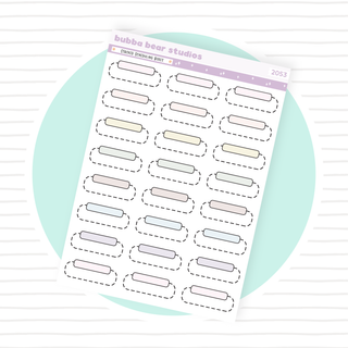 Stacked Scheduling Boxes Bubba Bear Studios Stacked Scheduling Boxes Stickers