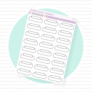 Stacked Scheduling Boxes Bubba Bear Studios Stacked Scheduling Boxes Stickers