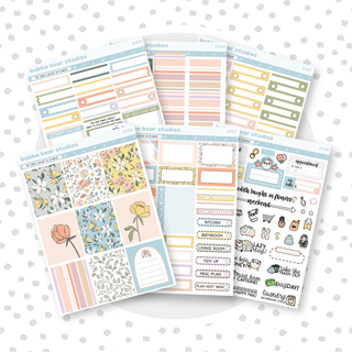 VERTICAL - The Earth Laughs In Flowers VERTICAL Full Kit Bubba Bear Studios VERTICAL - The Earth Laughs In Flowers Stationery