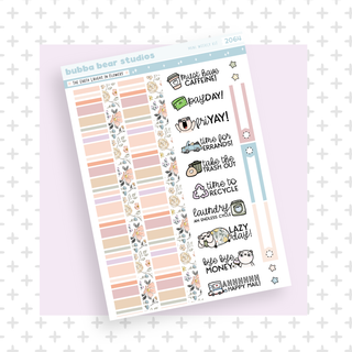 MINI - The Earth Laughs In Flowers Page 3 - Washi and Text Bubba Bear Studios MINI - The Earth Laughs In Flowers Stationery