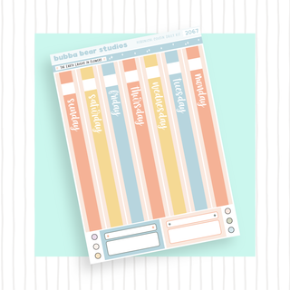 Hobonichi Cousin DAILY - The Earth Laughs In Flowers Page 1 - Date Cover Strips Bubba Bear Studios Hobonichi Cousin DAILY - The Earth Laughs In Flowers Stationery