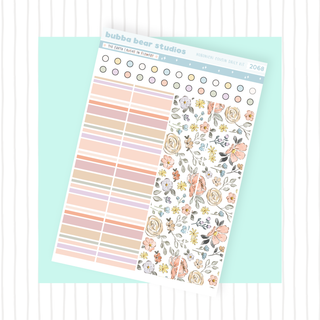 Hobonichi Cousin DAILY - The Earth Laughs In Flowers Page 2 - Washi & Checklist Circles Bubba Bear Studios Hobonichi Cousin DAILY - The Earth Laughs In Flowers Stationery