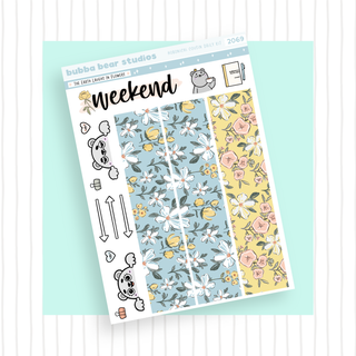 Hobonichi Cousin DAILY - The Earth Laughs In Flowers Page 3 - Washi & Doodles Bubba Bear Studios Hobonichi Cousin DAILY - The Earth Laughs In Flowers Stationery