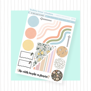 Hobonichi Cousin DAILY - The Earth Laughs In Flowers Page 4 - Extras Bubba Bear Studios Hobonichi Cousin DAILY - The Earth Laughs In Flowers Stationery