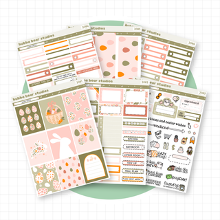 VERTICAL - Hoppy Easter VERTICAL Full Kit Bubba Bear Studios VERTICAL - Hoppy Easter Stationery