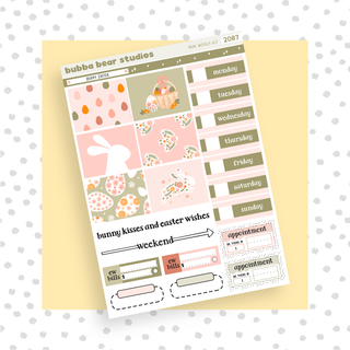 MINI - Hoppy Easter Page 1 - Deco and Date Covers Bubba Bear Studios MINI - Hoppy Easter Stationery