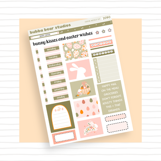 HOBONICHI COUSIN - Hoppy Easter Page I - Deco & Date Covers Bubba Bear Studios HOBONICHI COUSIN - Hoppy Easter Stationery